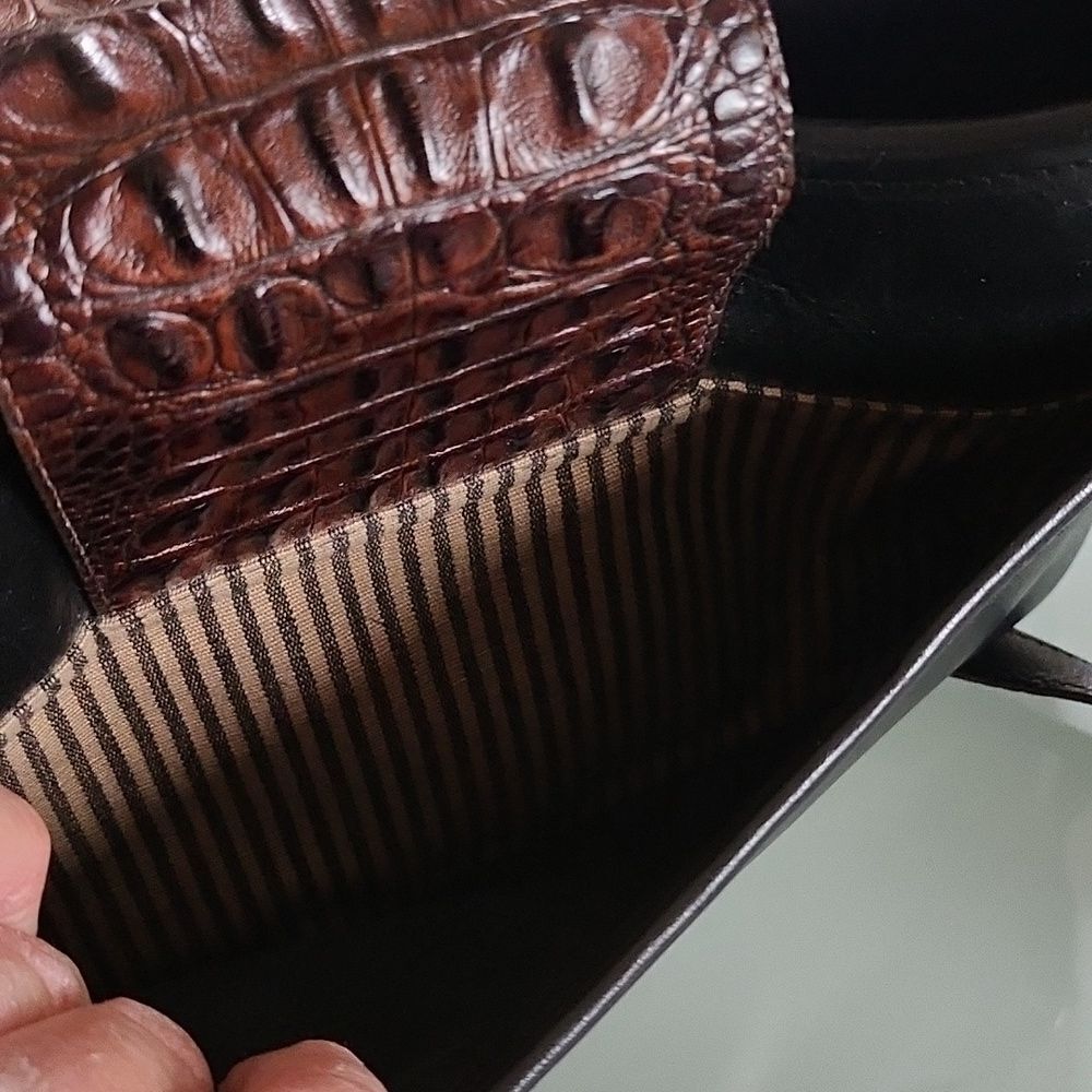 Brighton Black and Brown Shoulder Bag - Picture 9 of 14